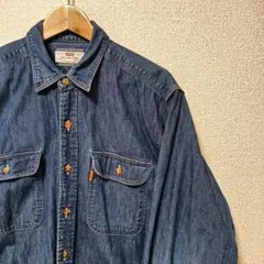 美品 90s リーバイス 白タブ ヴィンテージ チェック 長袖シャツ カナダ 