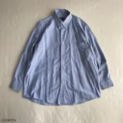 US古着CLUB ROOM長袖BDシャツ ブルー系