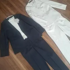 【極美品】OPAQUE.CLIP セレモニースーツ2組セット 卒業式 入学式 L