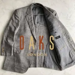 【サイズBB5/ワイド】英国王室御用達 　ダックス　シルク チェックジャケット