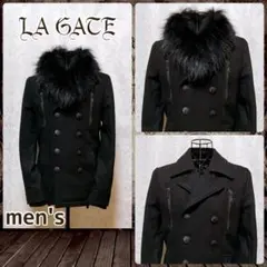 ピーコート ファー付 黒 平成 お兄系 グランジ y2k 00s FUGA系