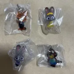 ズートピア2 めじるしアクセサリー カプセルトイセット 4体