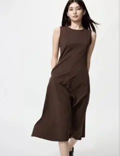 ウルトラストレッチワンピース/ノースリーブ