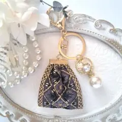 ⭐3537⭐❣️大人可愛い春夏アクセ❣️オリジナル✴インド刺繍バッグチャーム