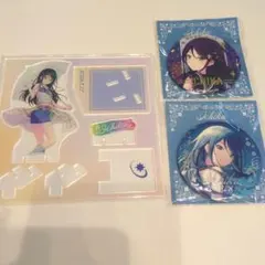 プロセカ 星乃一歌 はぴこれ アクリルスタンド 缶バッジ 4点セット