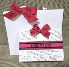 ディオール　CHRISTIAN DIOR ショップ袋ギフトボックス　バレンタイン
