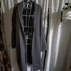 MidiUmi♥日本製♥オーバーサイズ♥グレー COTTONチェスターコート