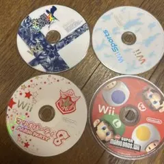 ニンテンドー　Wii ゲームソフト　4点