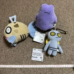 未使用 ポケモン ポケットモンスター ぬいぐるみ ヒンバス コレクレー メタモン