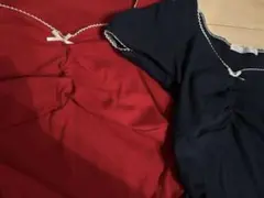 NICE CLAUP テレコクロスボディTシャツ 2セット（色違い）