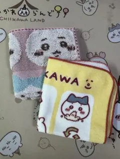 【新品/匿名配送】ちいかわ ハンドタオル2枚セット しまむら