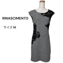 RINASCIMENTO リナシメント（M）千鳥格子 レースワンピース タイトのサムネイル