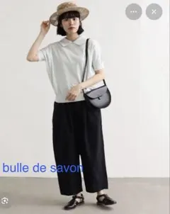 bulle de savon ポロシャツ グリーン