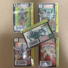 ドラゴンボールZ カードダス本弾 フリーザ 5枚 キラ 当時物