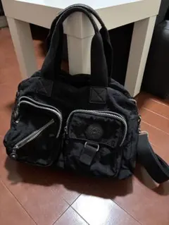 Kipling 2WAY ショルダーバッグ ブラック美品