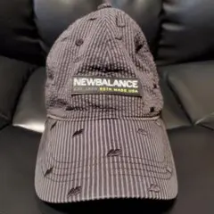 NEWBALANCE ストライプキャップ アウトドア ゴルフのサムネイル