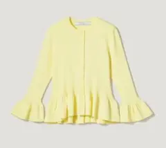 rokh H&M GU コラボ ペプラム カーディガン イエロー XL