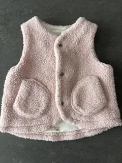 ユニクロ ベビーベスト 70 ボアフリースベスト