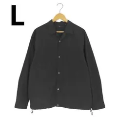 【入手困難✨】UNIQLO+J スーピマコットンオーバーサイズシャツブルゾン黒L