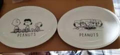 PEANUTS スヌーピーキャラクター皿 2枚セット