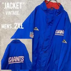 vintage90s《NFL》両面刺繍チームナイロンジャケット 中綿/2XL