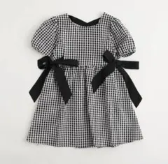 アーバンチェリー　ギンガムチェック　ワンピース　リボン
