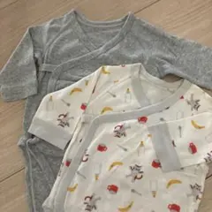 がたんごとん　UNIQLO ロンパース　2枚