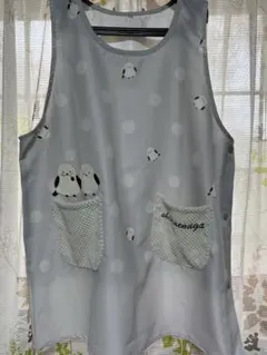 【新品】⭐︎シマエナガ　ドット⭐︎ エプロン ＊ 4L〜5Lのサムネイル