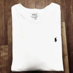 Polo Ralph Lauren VネックTシャツ L ホワイト