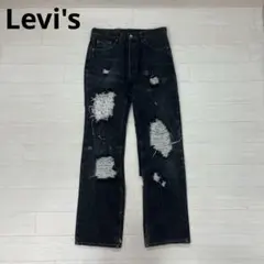Levi's 503-02 90's ストレートデニムパンツ 黒 W31L34