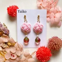 水引【桜の花びら】春の訪れ　ピアス／イヤリング