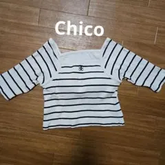 Chicoストライプ トップス　 Fサイズ✨️