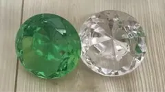 エメラルドカット 宝石オブジェ 3Dプリント造形 置物 夏インテリア エメラルドカット 宝石オブジェ 3Dプリント造形 置物 夏インテリア