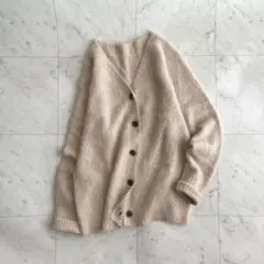 【ほぼ未使用✨】FRAMeWORK アルパカ混　 FUR カーディガンのサムネイル