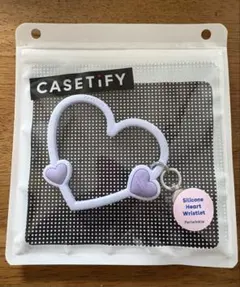 ★新品　ケースティファイCASETiFY ハートストラップ　パープル★