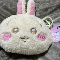 ちいかわ　うさぎ　ふわふわフェイスポシェット
