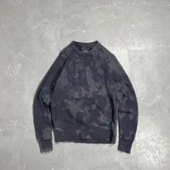 00s OLD GAP デカロゴ スウェット オーバーダイ 迷彩 古着 短丈 S