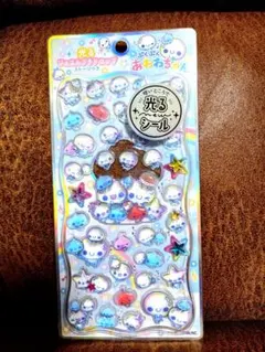 【正規品】【匿名配送、即日発送】あわわちゃん ジュエルプチドロップ 光るシール