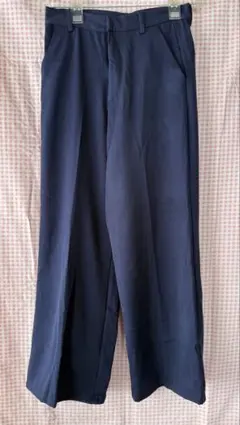 GRL ai07 センタープレスストレートパンツ