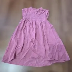 大人気　アプレレクール ノースリーブ ワンピース コットン 130