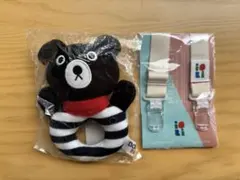 新品　DOUBLEB くまラトル　伊織マルチクリップ