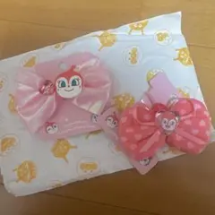 アンパンマン ミュージアム　ドキンちゃん　ヘアゴム　ヘアピン