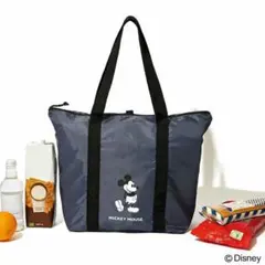 軽くて丈夫なリップストップ素材！ ミッキーマウスデザイン トートバッグ