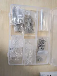 まとめ売り シルバー金属パーツセット ハンドメイド 基礎金具