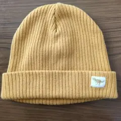 ZARA BABY マスタード色リブ編みニット帽