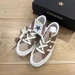 CONVERSE ALL STAR スニーカー ベージュ/ブラウン　24㎝
