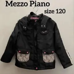 Mezzo Piano フード付きジャケット 120cm ブラック