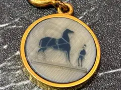 ♥【136】HERMÈS エルメス　コロゾ　ペンダントトップ/チャーム　ブルー