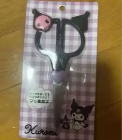 ★クロミちゃん★ダイカットハサミ★顔型★黒★スカル★ドクロ★ハート★はさみ★のサムネイル