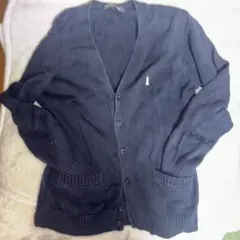 EAST BOY ネイビー Vネックカーディガン